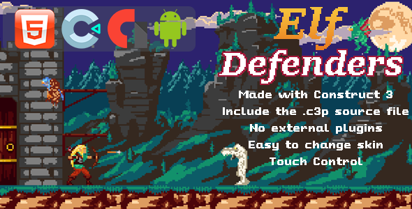 Elf Defenders - Template for Construct 3