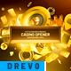 Casino Opener/Online Games Promo/ App/ Card Website/ Royal/ Gold/ Luxury/ Particles/ Slot Machines - VideoHive Item for Sale