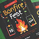 Bonfire Fest Flyer - GraphicRiver Item for Sale