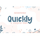 Quickly - A  Playful Font - GraphicRiver Item for Sale