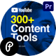 Youtube Content Tools for Premiere Pro - VideoHive Item for Sale
