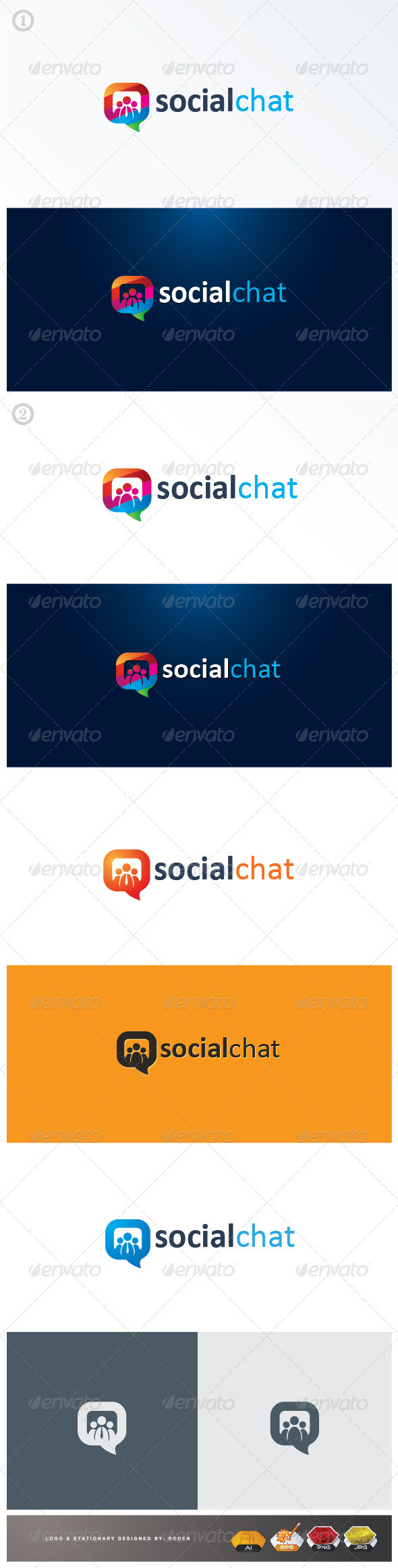 Social Chat Logo
