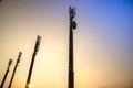 Antenna for mobile telephony seen against the light - PhotoDune Item for Sale
