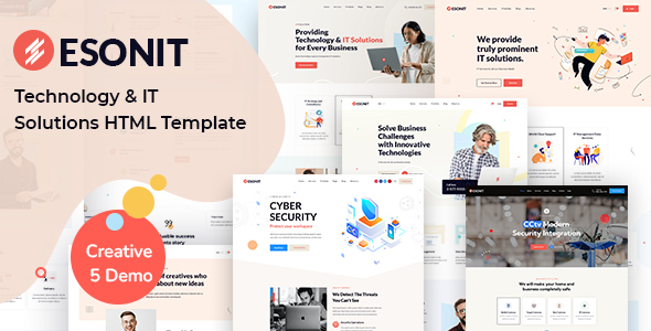 Esonit - IT solutions HTML Template