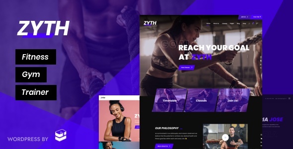 Zyth - Fitness Gym WordPress
