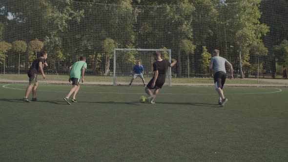 Footballer Fails To Score Goal After Penalty Kick