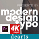 Modern Typo Frame For Premiere - VideoHive Item for Sale