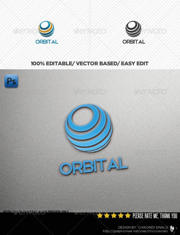Orbital Logo Template