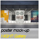 Poster Mock-up Night Gallery Style - GraphicRiver Item for Sale