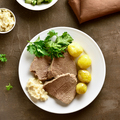 Boiled beef with potatoes and horseradish - PhotoDune Item for Sale
