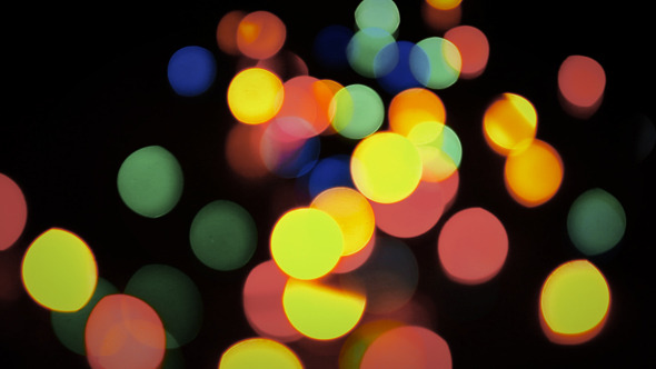 Abstract Circle Bokeh Background