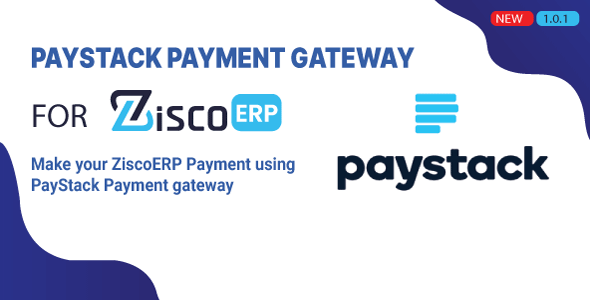 [Download] PayStack Payment Gateway for ZiscoERP