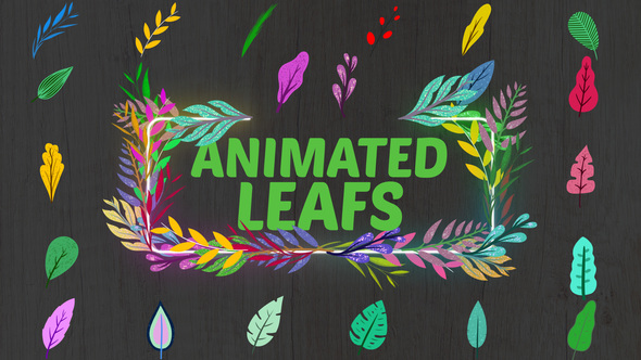 Animated Leafs for FCPX alt