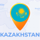 Kazakhstan Map - Republic of Kazakhstan Travel Map - VideoHive Item for Sale