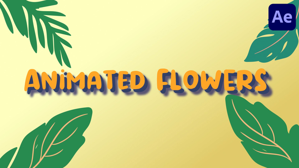 Animated Flowers for After Effects