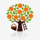 Orange Tree Logo Template - GraphicRiver Item for Sale