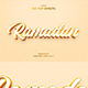 Ramadan Islamic Text Effect - GraphicRiver Item for Sale