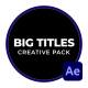 Big Titles For After Effects - VideoHive Item for Sale