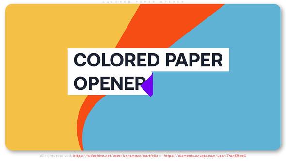 Colored Paper Opener