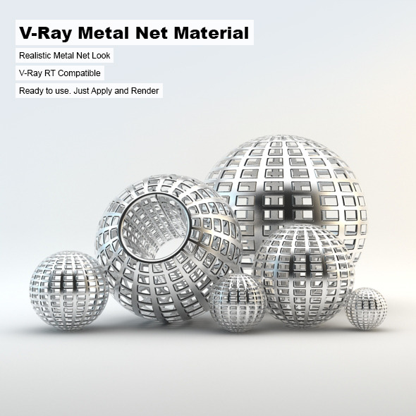 V-Ray Metal Net Material