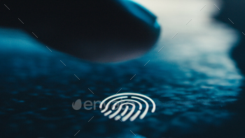 Biometrical finger print scanner