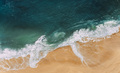 Wild beach with a beautiful clear ocean. Ocean from a bird's eye view - PhotoDune Item for Sale