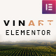 Vinart - Wine Brand & Vinyard Elementor Template Kit - ThemeForest Item for Sale
