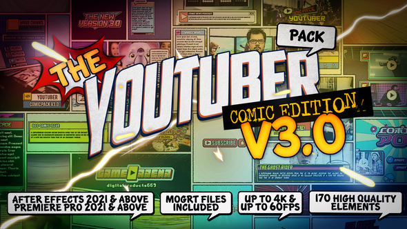 The YouTuber Pack - Comic Edition V3.0