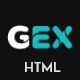 Gex - Personal Portfolio HTML Template - ThemeForest Item for Sale