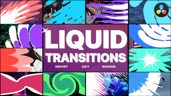 Liquid Transitions Pack 11 | DaVinci Resolve