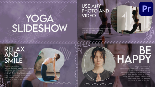 Yoga Slideshow for Premiere Pro