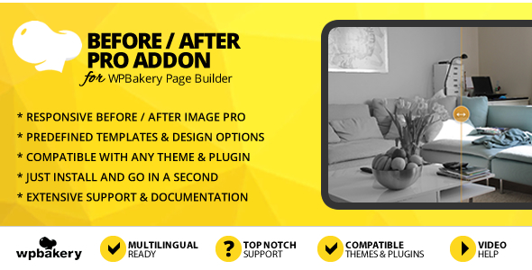 Before After Image Pro Addon For Wpbakery Page Builder