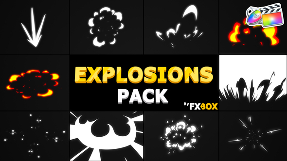 Explosions Pack | FCPX alt