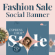 Fashion Sale Social Media Banners - GraphicRiver Item for Sale