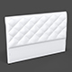 White Fabric Headboard - 3DOcean Item for Sale