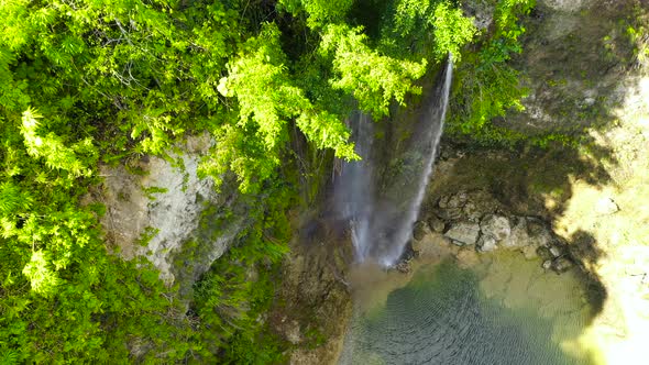 Beautiful Tropical Waterfall