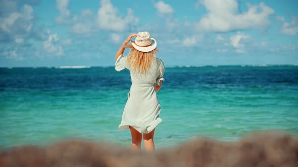 Beachfront Sunbathing Sunshade  Tropical Island Mood. Luxurious Atlantic Resort Inspiration.