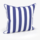 Blue & White Striped Pillow - 3DOcean Item for Sale