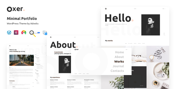 Oxer - Minimal Portfolio WordPress Theme