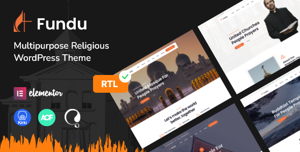 Fundu - Religious WordPress Theme