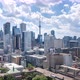 Modern City Skyline Downtown Toronto Summer Clouds - VideoHive Item for Sale