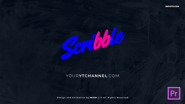 Youtube intro - Scribble Logo Openers