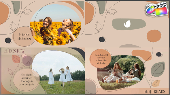 Friends Slideshow for FCPX alt