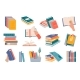 Book Notebook or Textbooks Stacks and Piles - GraphicRiver Item for Sale
