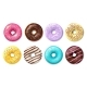 Realistic Donut Cake Doughnut Desserts Icon - GraphicRiver Item for Sale