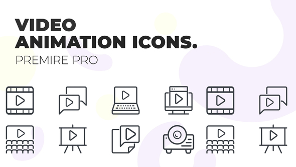 Video & Movies - MOGRT UI Icons