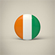 Cote d Ivoire Badge - 3DOcean Item for Sale