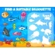Find Suitable Underwater Animals Fish Silhouettes - GraphicRiver Item for Sale