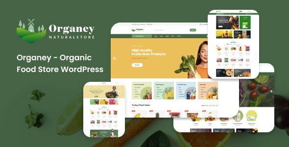 Organey – Organic Food WooCommerce WordPress Theme