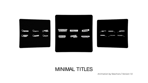 Titles Set | FCPX alt